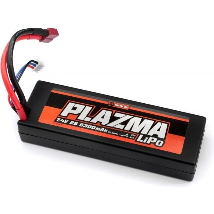 HPI HP160161 Plazma 7.4V 5300mAh 40C LiPo (Deans)