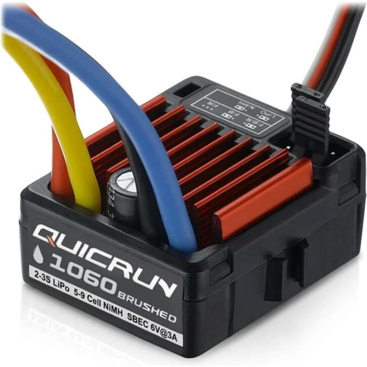 Hobbywing QuicRun 1060 60A børstet fartregulator 2-3S