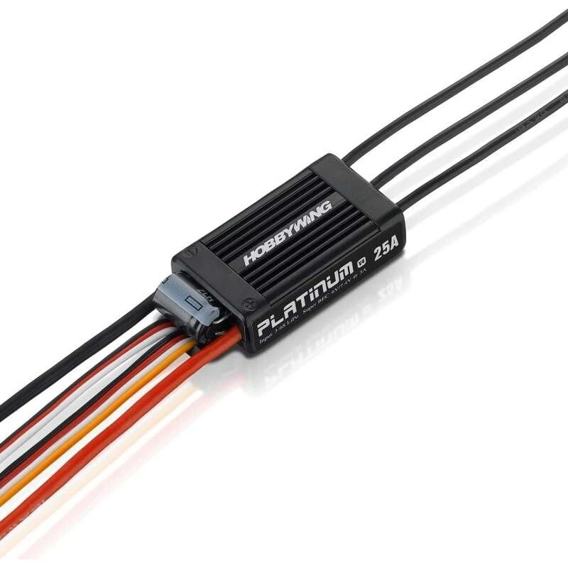 Hobbywing Platinum 25A V4 regulator 3-6S, 3A BEC