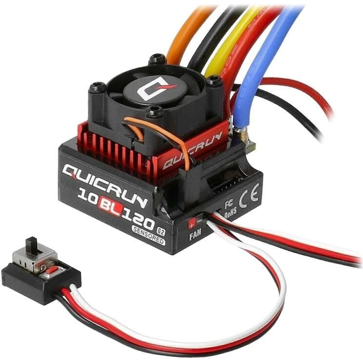 Hobbywing QuicRun 10BL120 G2 120A sensored ESC 2-3S