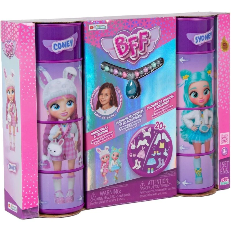 BFF Fashion Doll 2-pak Coney & Sydney 20 cm