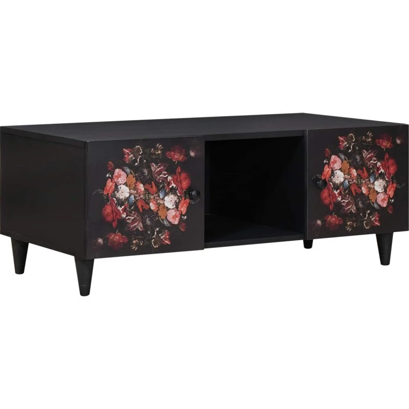 vidaXL Sofabord Flerfarvet 100 x 54 x 40 cm i Massivt Mangotræ