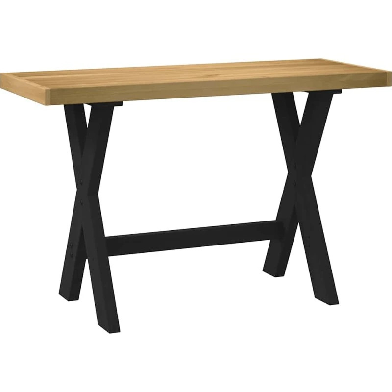 vidaXL Noain X-formede ben 120x50x75 cm massivt fyrretræ