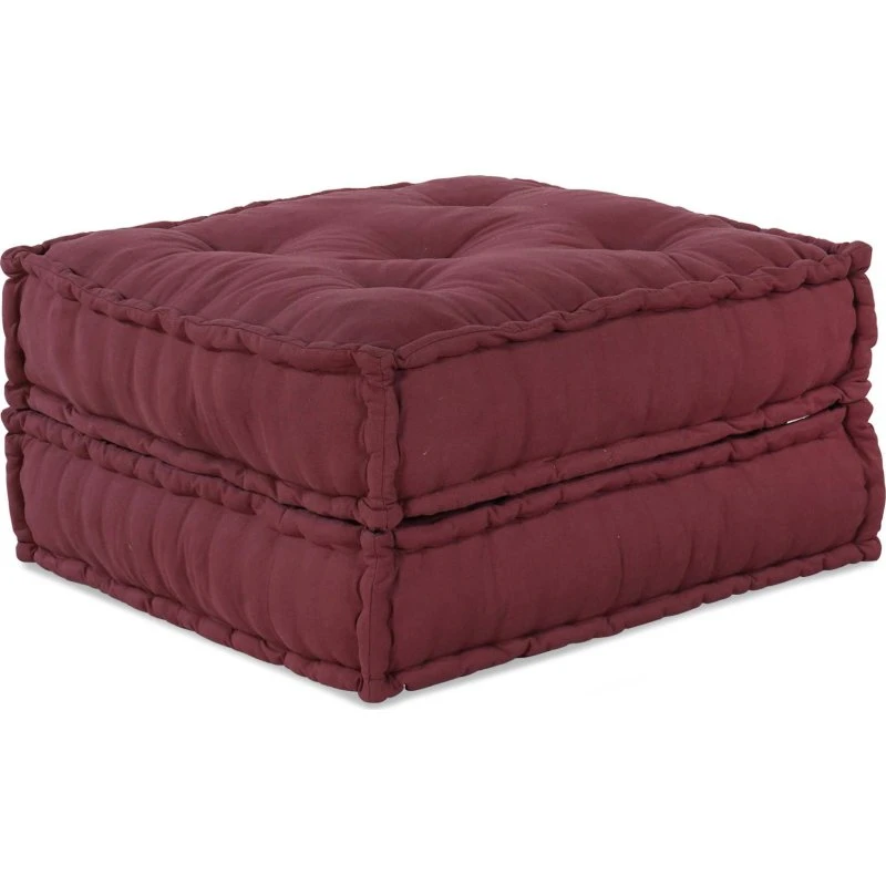 vidaXL Modulssofa 2 stk Bordeaux 140 x 70 x 36 cm Stof