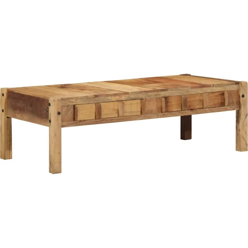 vidaXL Sofabord med skuffe Brun 110 x 54 x 35 cm