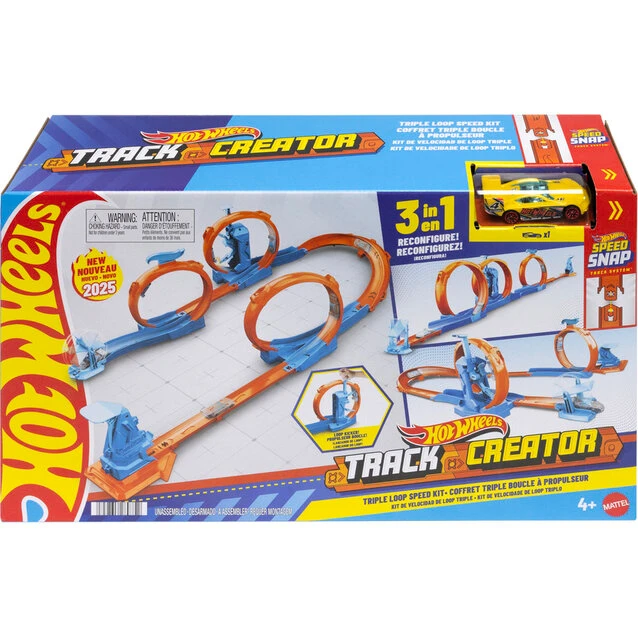 Hot Wheels Track Creator Triple Loop Frenzy