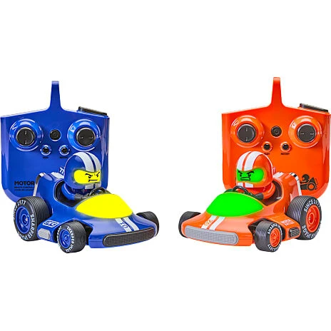 Sharper Image Motor Battles biler - navyblå og orange