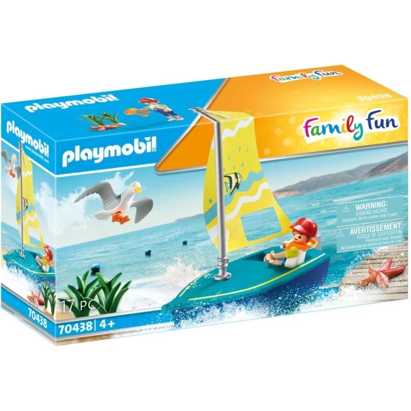 Playmobil Family Fun Jolle 70438 – Sejlerleg fra 4 år