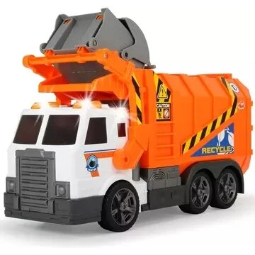 Dickie Toys Skraldebil Large Action, Orange (41 cm)