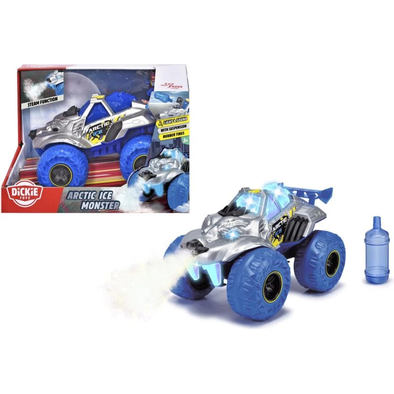 Dickie Toys Flaming Fire Monster 25 cm – monstertruck med damp
