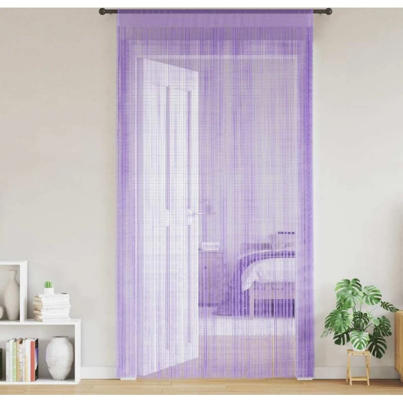 vidaXL Trådgardiner 2 stk. 140x250 cm lilla