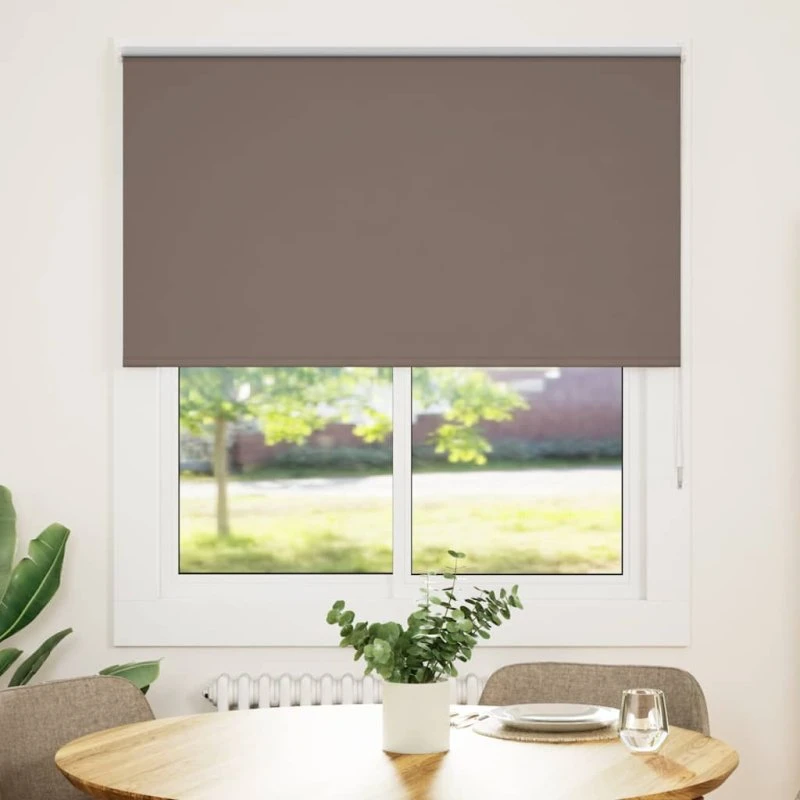 vidaXL Rullegardin Mørklægning 135x130 cm, 100% Polyester