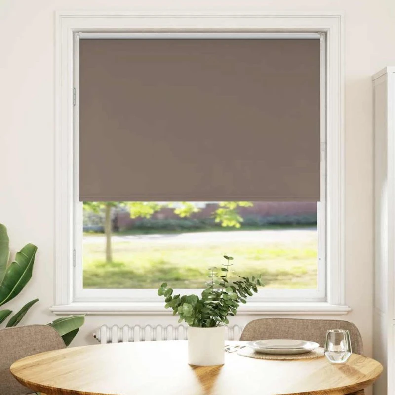 vidaXL Rullegardin Mørklægning 110x150 cm, 105,7 cm stofbredde, polyester