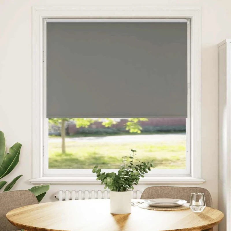 vidaXL Rullegardin Mørklægning 110x150 cm, 105,7 cm stofbredde, polyester
