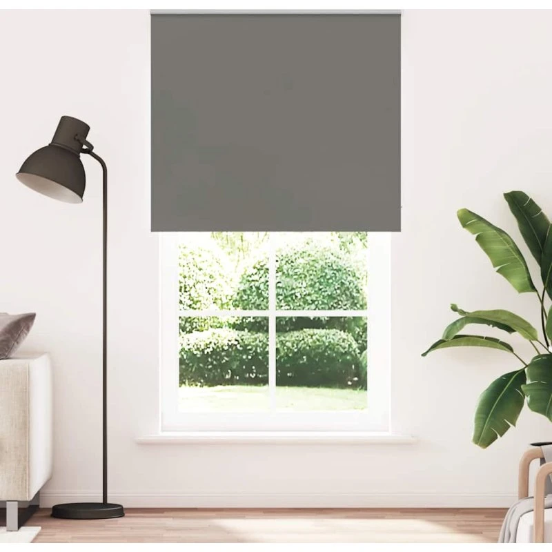 vidaXL Rullegardin Mørklægning 120x230 cm, 116,6 cm stofbredde, polyester