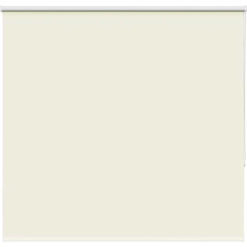 vidaXL Rullegardin Mørklægning 150x175 cm, 100% Polyester, Råhvid