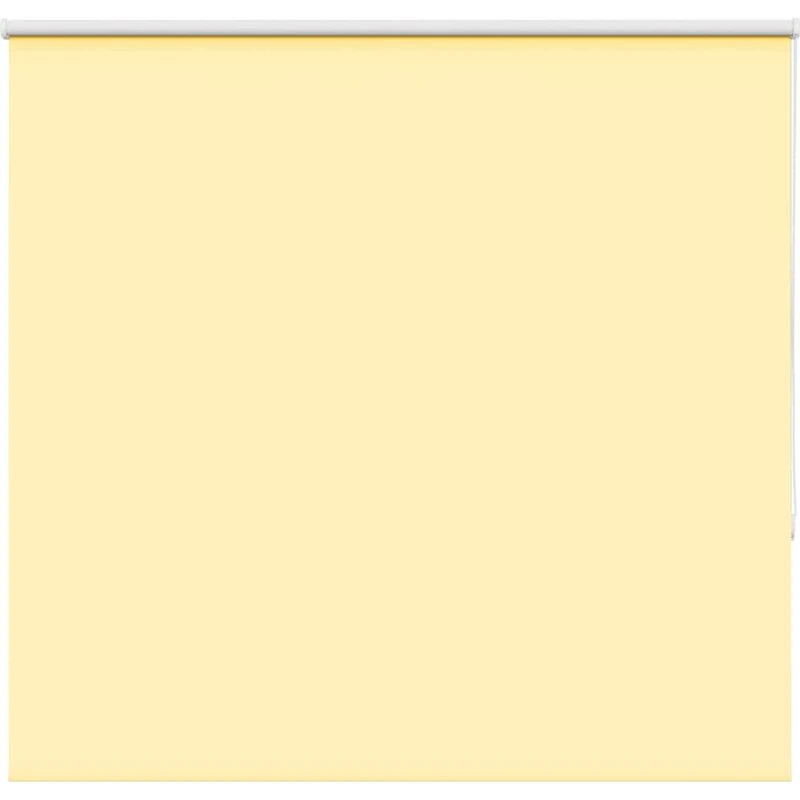 vidaXL Rullegardin Mørklægning 150x130 cm, 146,6 cm Stofbredde, Polyester, Gul