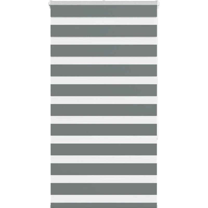 vidaXL Zebragardin mørkegrå 75x150 cm