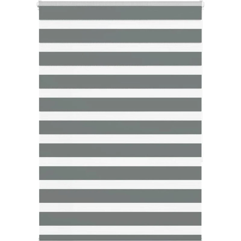 vidaXL Zebragardin Mørkegrå 110x150 cm
