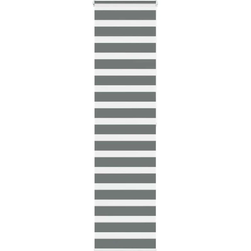 vidaXL Zebragardin Mørkegrå 60x200 cm