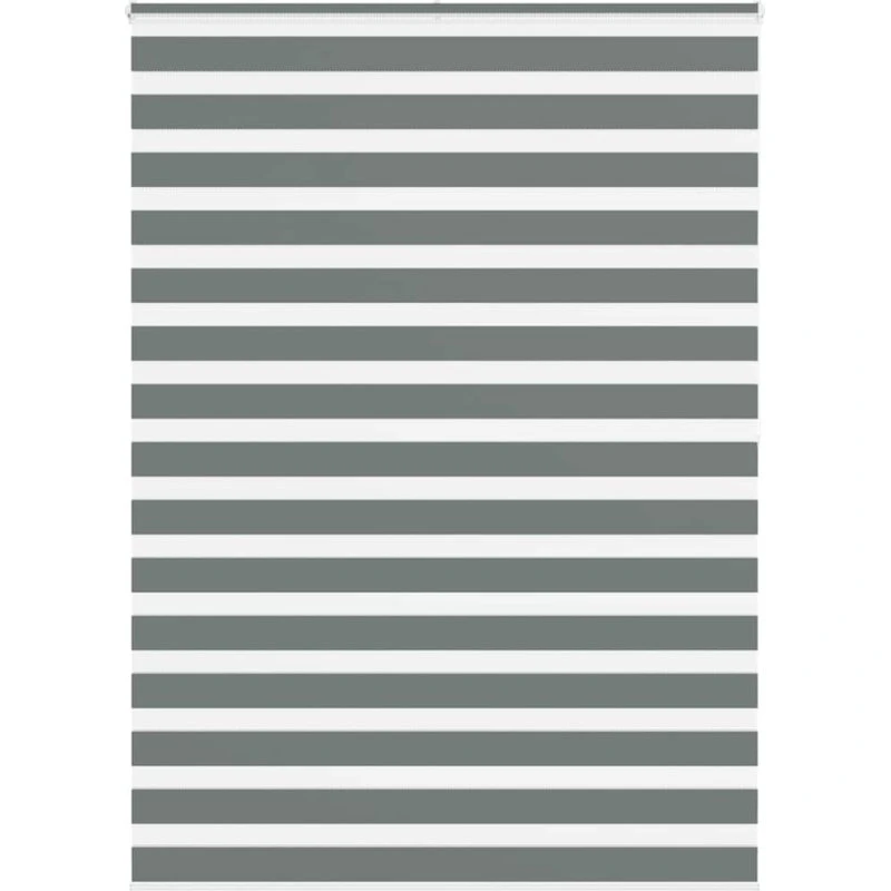 vidaXL Zebragardin Mørkegrå 165x200 cm