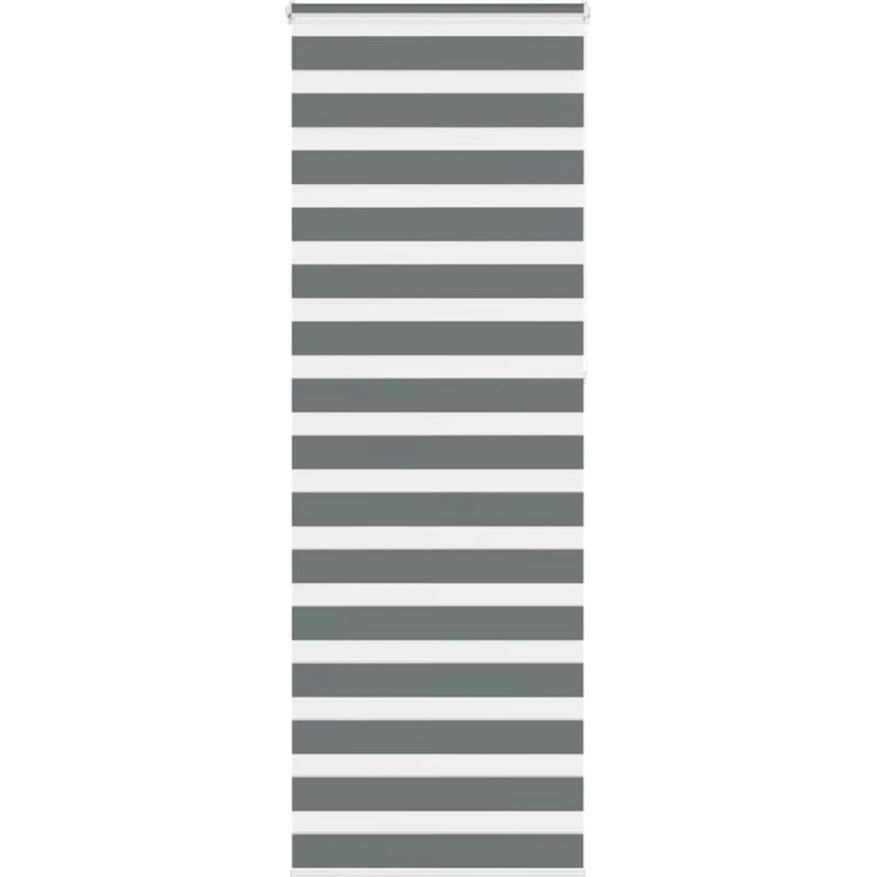 vidaXL Zebragardin Mørkegrå 75x230 cm