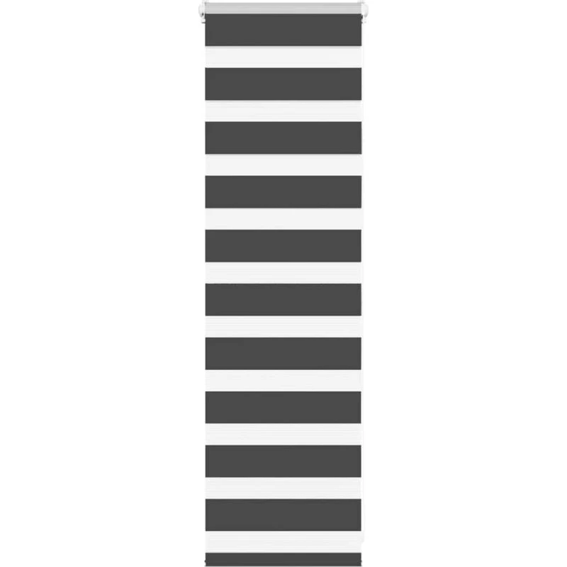 vidaXL Zebragardin Sort 50x100 cm, 45,9 cm Stofbredde, Polyester
