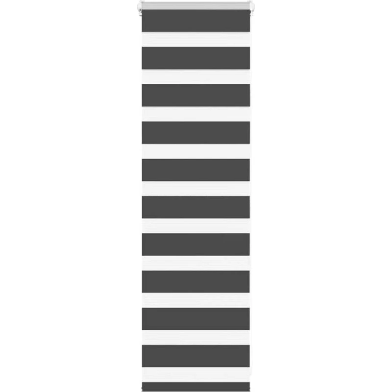 vidaXL Zebragardin Sort 55x100 cm, 50,9 cm Bredde, Polyester