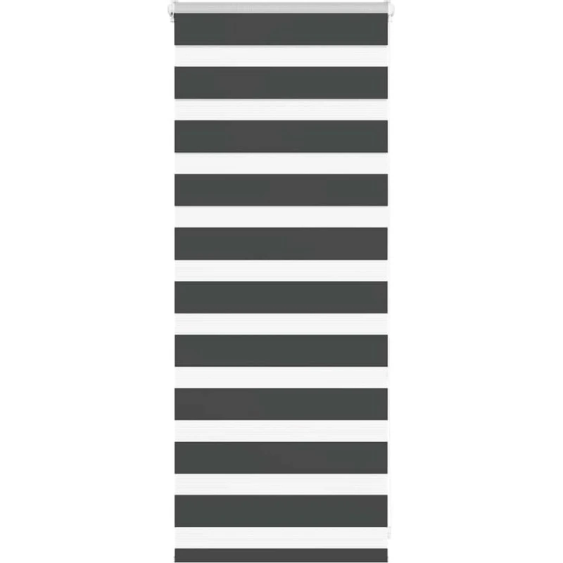 vidaXL Zebragardin Sort 65x100 cm, 60,9 cm Stofbredde, Polyester