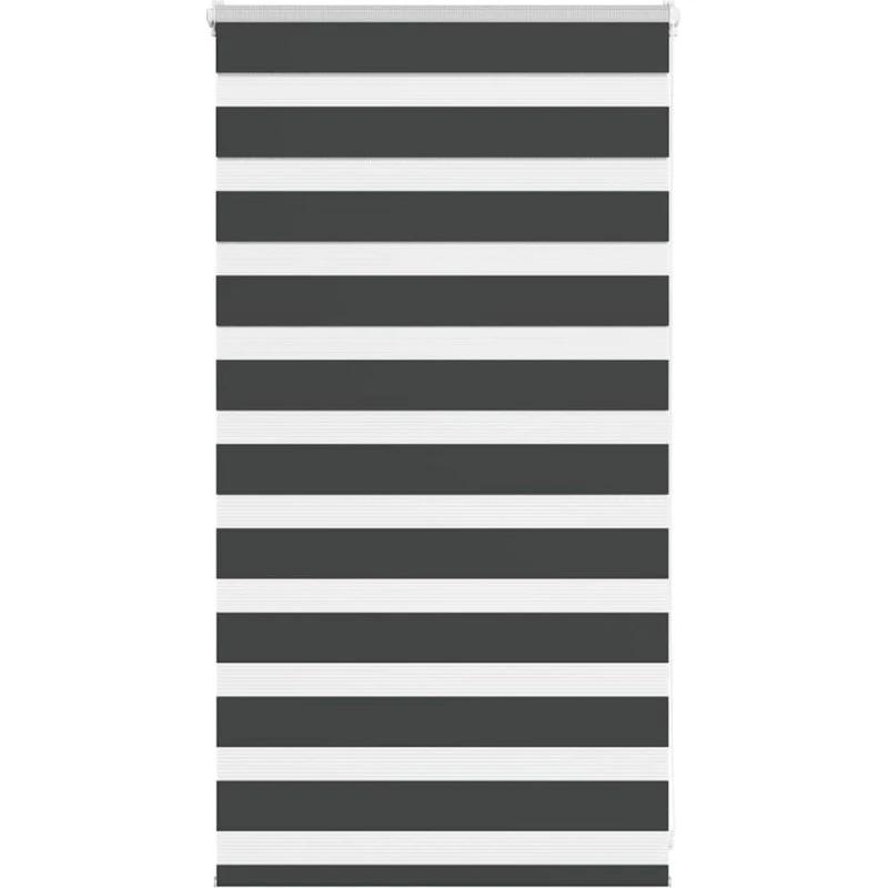 vidaXL Zebragardin Sort 70x100 cm, 65,9 cm stofbredde, 100% polyester