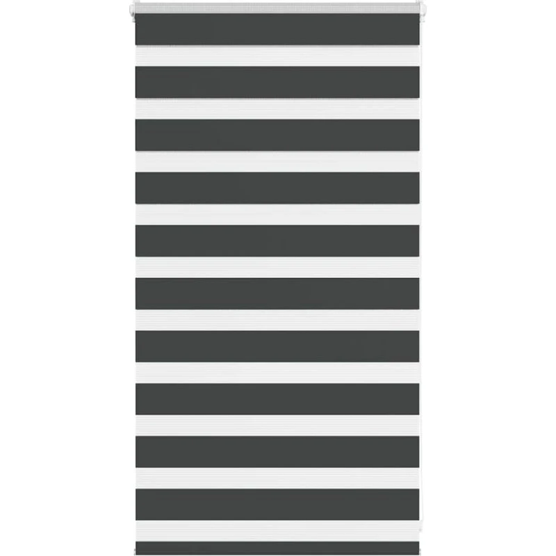 vidaXL Zebragardin Sort 75x100 cm, 100 % Polyester