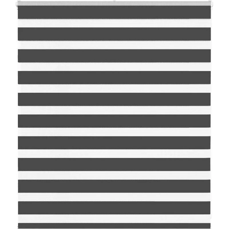 vidaXL Zebragardin Sort 130x100 cm, 100 % Polyester