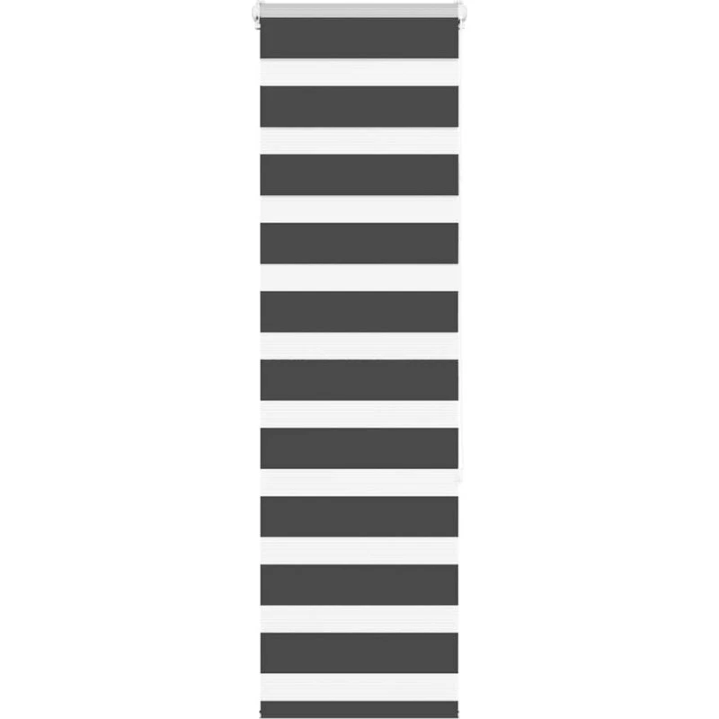 vidaXL Zebragardin Sort 40x150 cm, 35,9 cm Bredde, Polyester