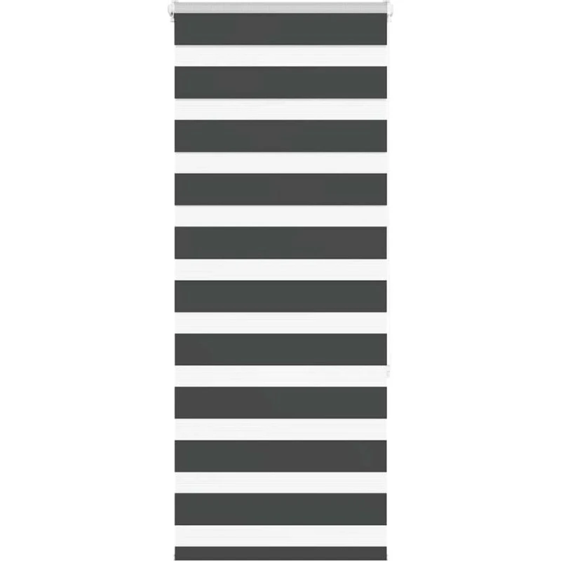 vidaXL Zebragardin Sort 60x150 cm, 55,9 cm Bredde, Polyester