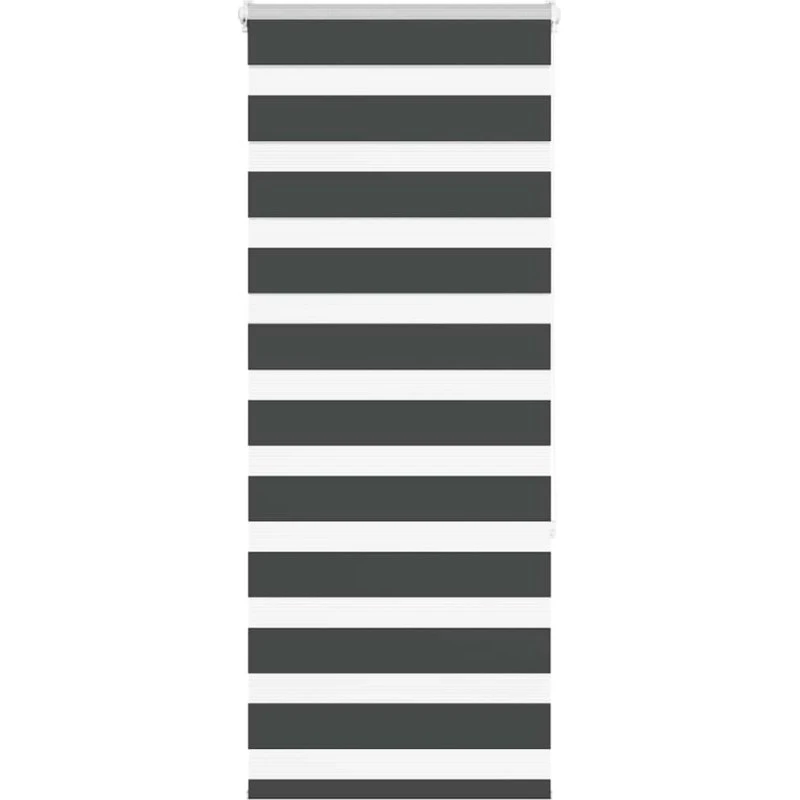vidaXL Zebragardin Sort 65x150 cm, 60,9 cm Bredde, Polyester