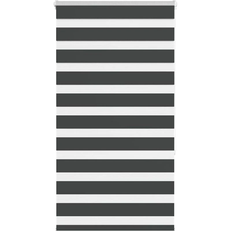 vidaXL Zebragardin Sort 70x150 cm, 100% Polyester