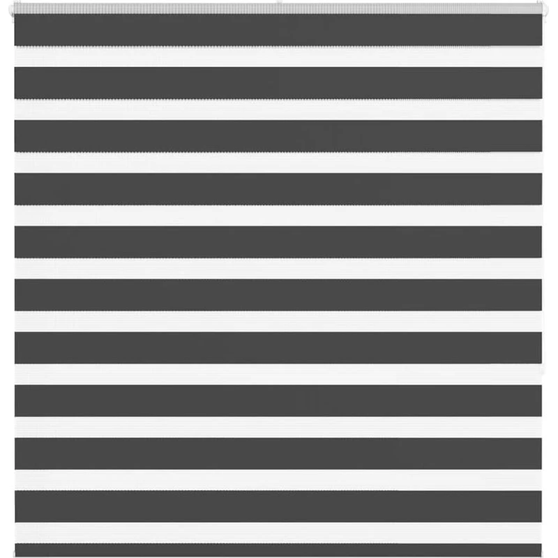 vidaXL Zebragardin Sort 140x150 cm, 100% Polyester