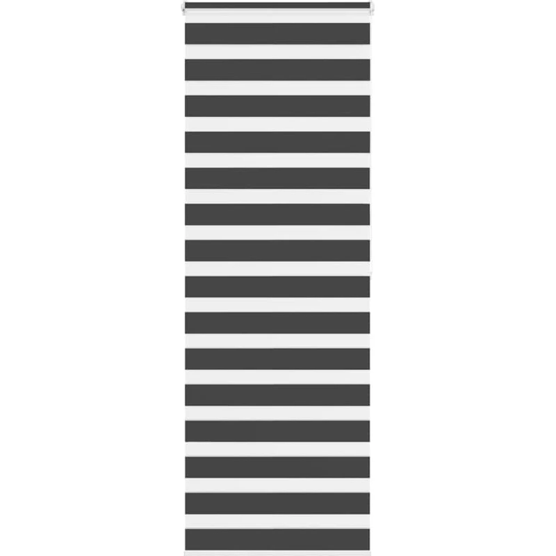 vidaXL Zebragardin Sort 80x200 cm, 100% Polyester