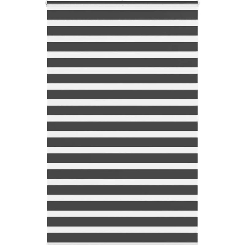 vidaXL Zebragardin Sort 140x200 cm, 135,9 cm stofbredde, polyester