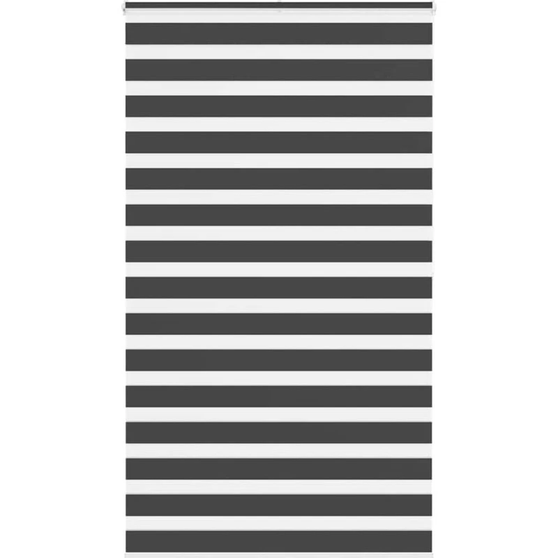 vidaXL Zebragardin Sort 135x200 cm