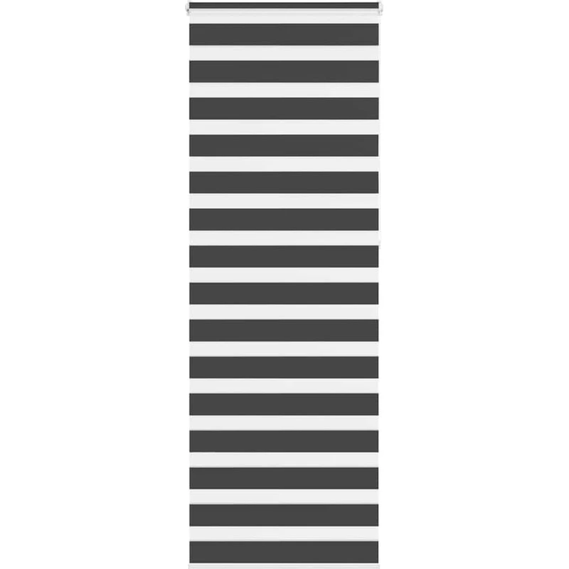 vidaXL Zebragardin Sort 80x230 cm, 100% Polyester