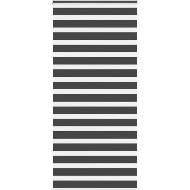 vidaXL Zebragardin Sort 100x230 cm, 95,9 cm bred, polyester