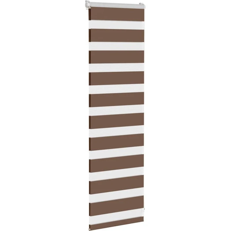 vidaXL Zebragardin Brun 40x100 cm, 35,9 cm Bredde, Polyester