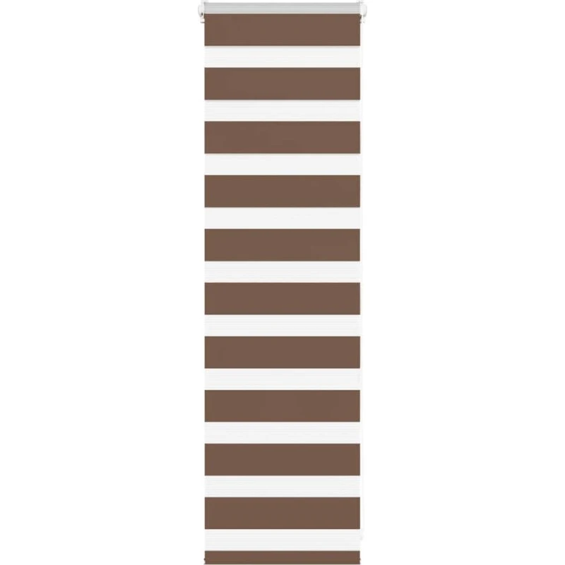 vidaXL Zebragardin Brun 45x100 cm, 40,9 cm stofbredde, polyester
