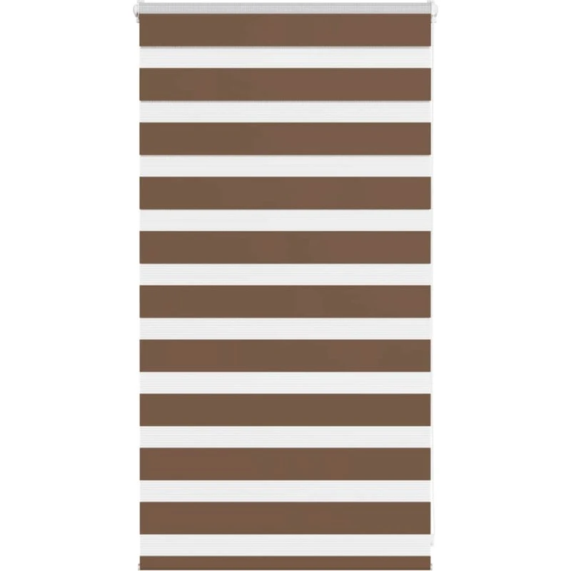 vidaXL Zebragardin Brun 80x100 cm, 100% Polyester