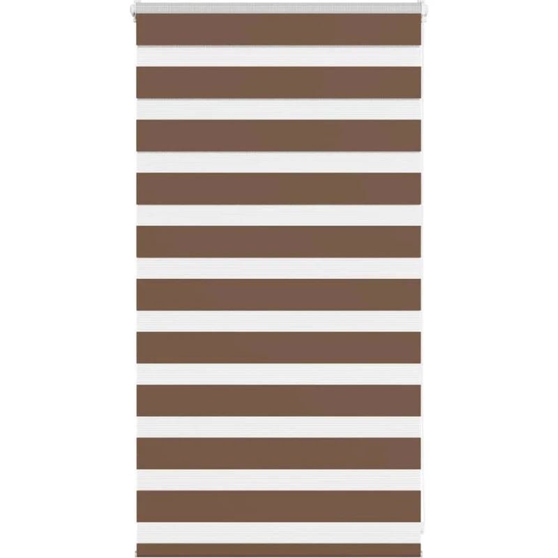vidaXL Zebragardin Brun 90x100 cm, 85,9 cm Stofbredde, Polyester