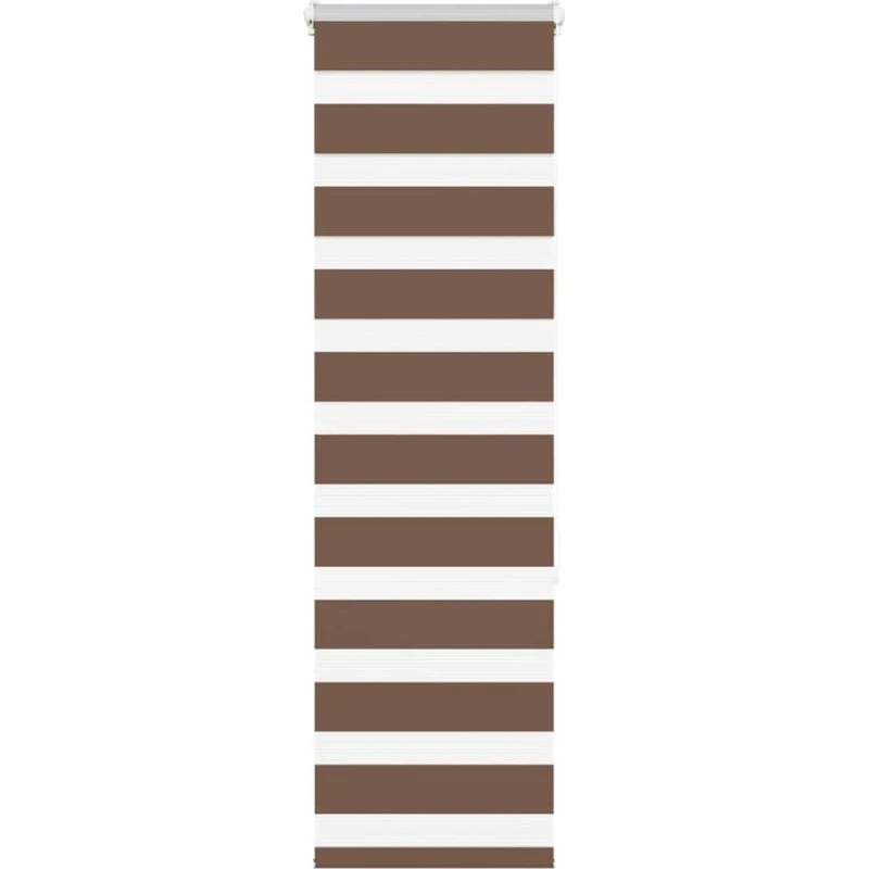 vidaXL Zebragardin Brun 40x150 cm, 35,9 cm bred, polyester