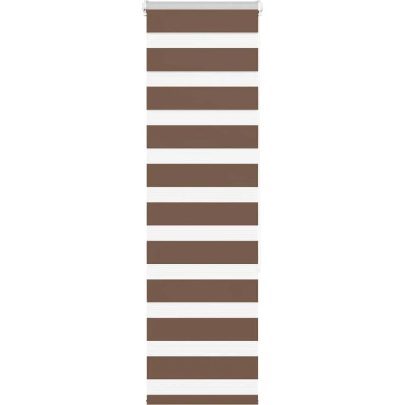 vidaXL Zebragardin Brun 45x150 cm, 40,9 cm Stofbredde, Polyester
