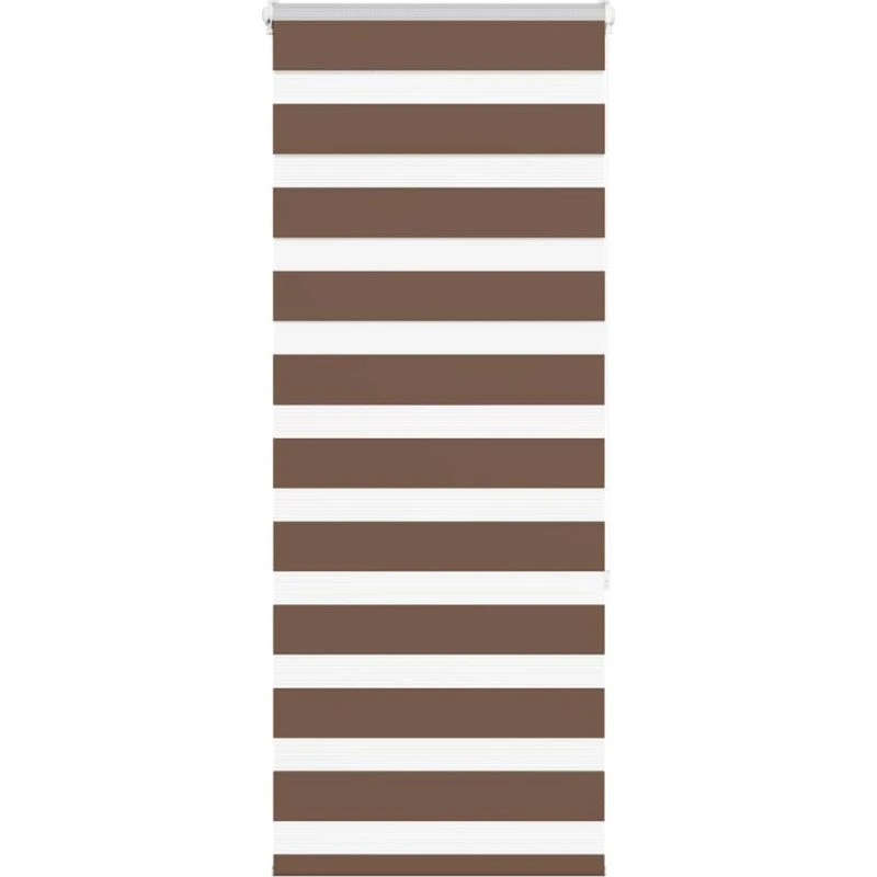 vidaXL Zebragardin Brun 60x150 cm, 100% Polyester