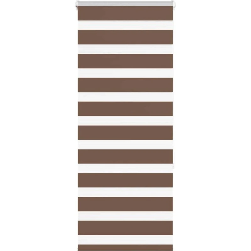 vidaXL Zebragardin Brun 55x150 cm, 50,9 cm Stofbredde, Polyester
